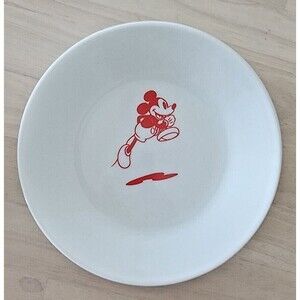 4 Corelle Disney Red  MICKEY MOUSE 7" App, Dessert, Bread Plates NEW w Tags